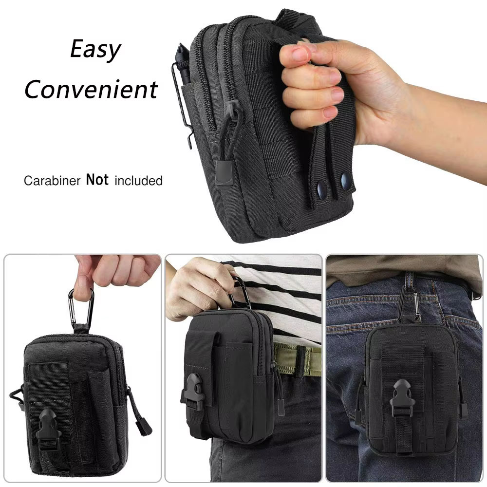 Edc Carry Fanny Pack - Тактическая поясная сумка-чехол для телефона, многофункциональная,