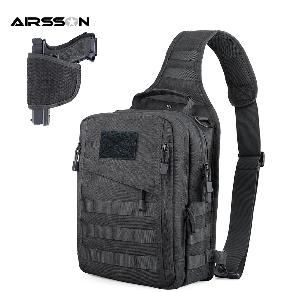 Тактический рюкзак на слинге,  – обзор и цена Edc Concealed Carry Sling Bag
